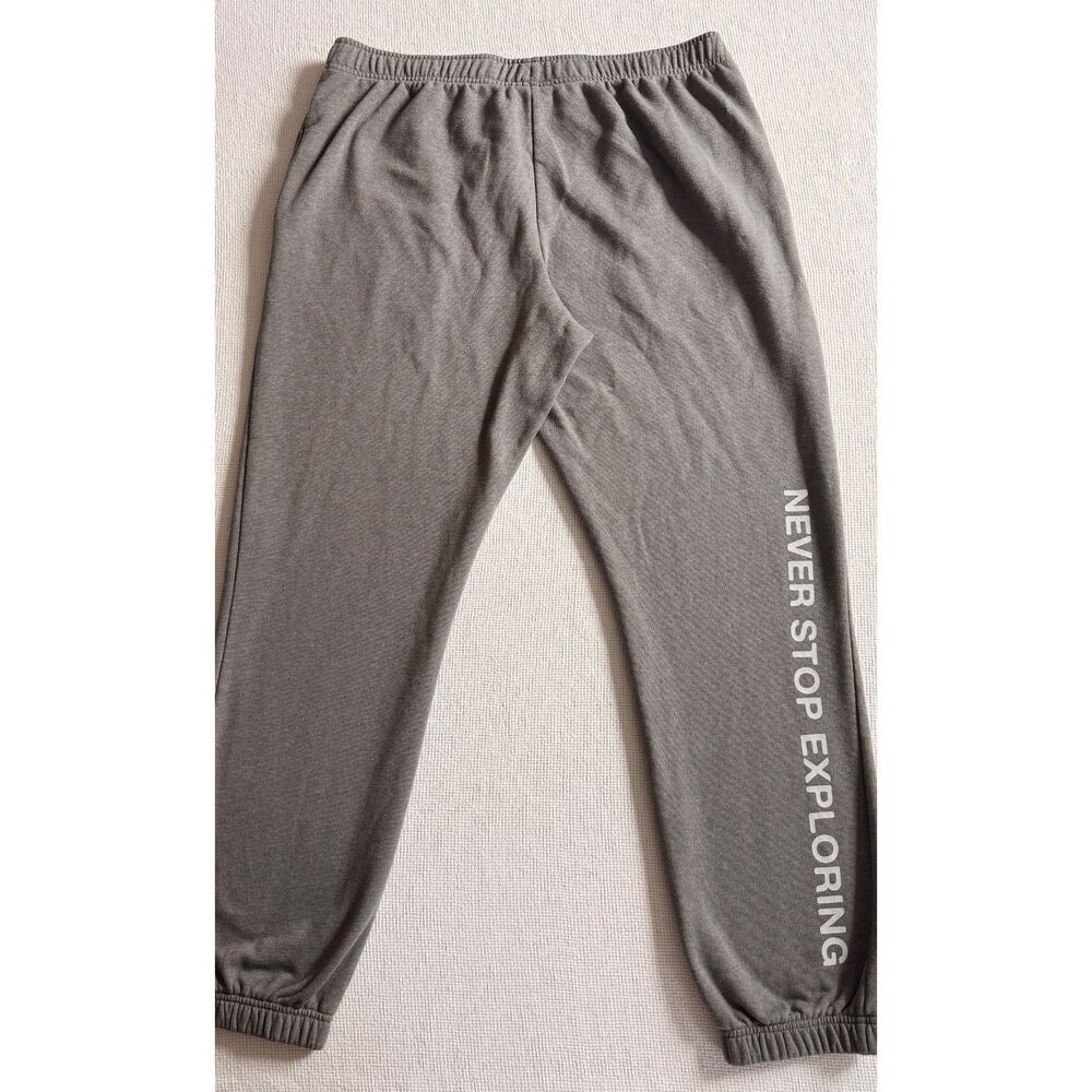 The North Face Gray Fleece Jogger Sweatpants Men's Large - Never Stop Exploring